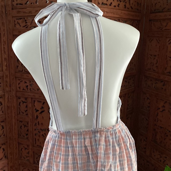 Free People “Pretty In Pink” Style Apron/Halter Dress NWT - Picture 4 of 8